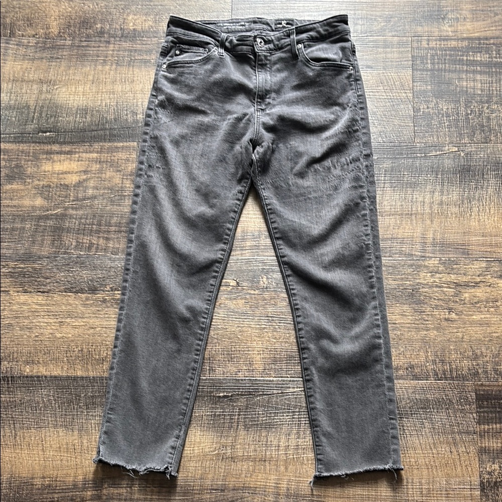 AG Gray Distressed Denim Jeans
Adriano Goldschmied